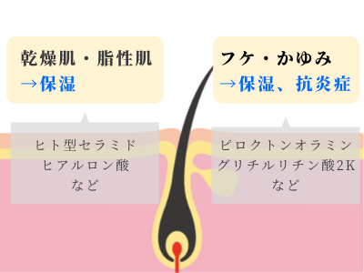 シャンプー 頭皮ケア 保湿